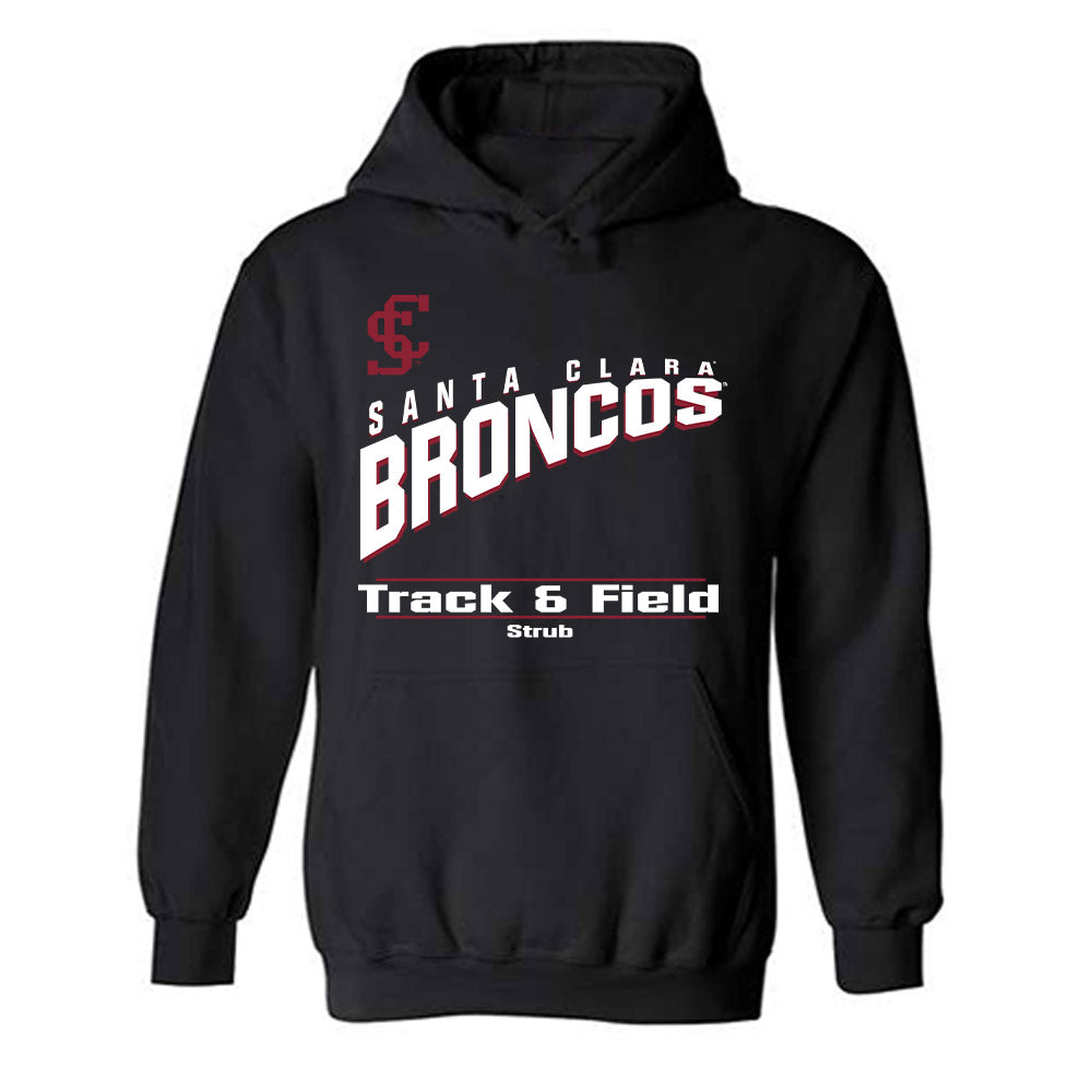SCU - NCAA Men's Track & Field : Coen Strub - Classic Fashion Shersey Hooded Sweatshirt-0