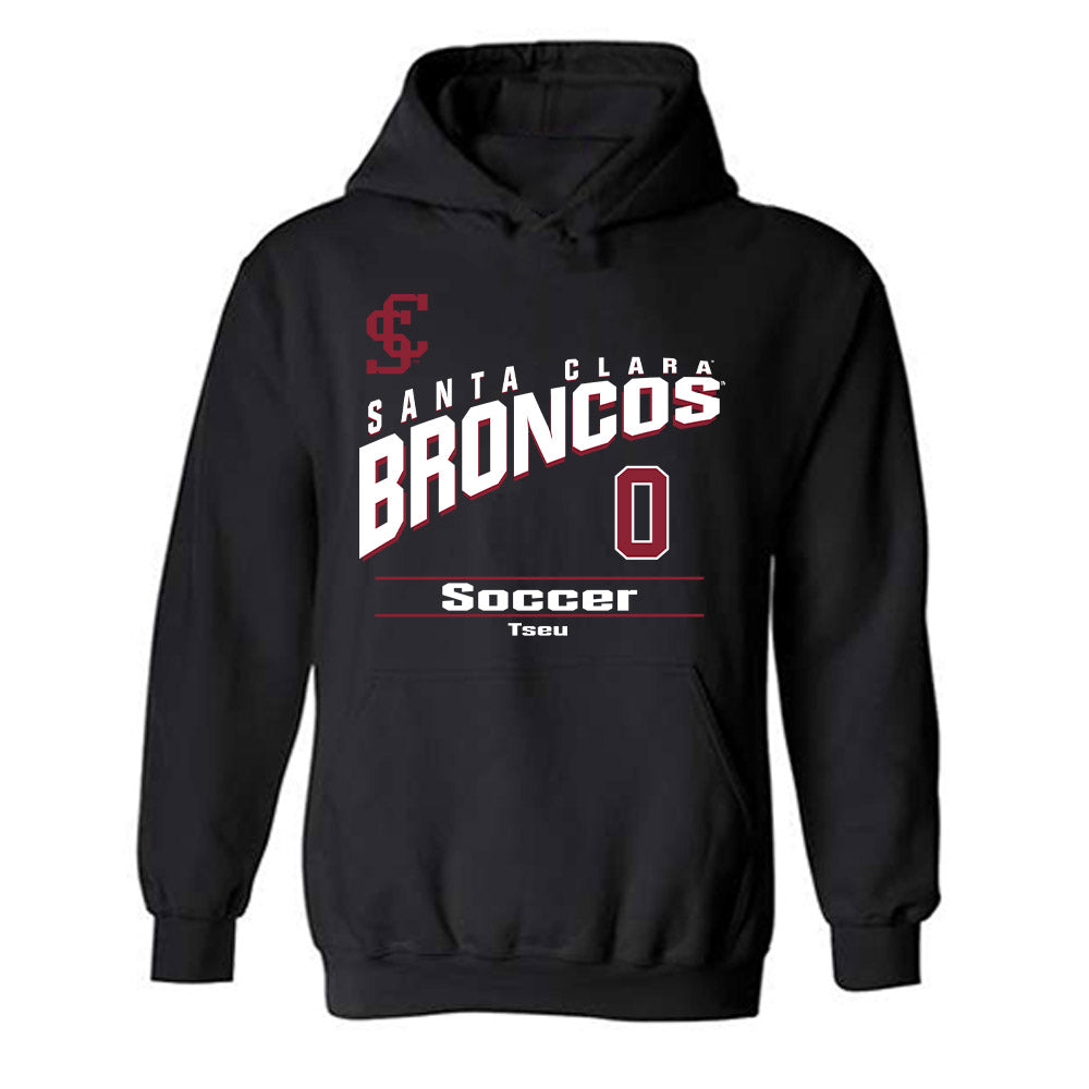 SCU - NCAA Men's Soccer : Carter Tseu - Classic Fashion Shersey Hooded Sweatshirt-0