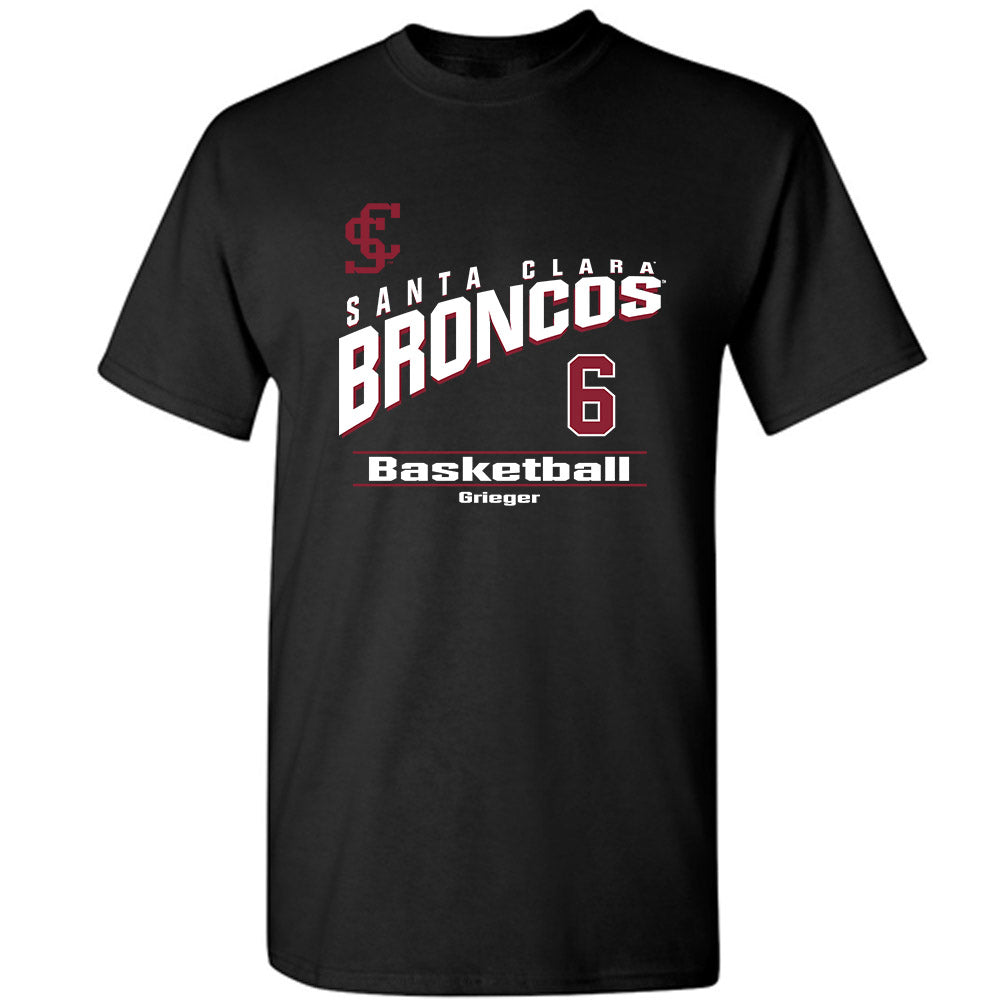 SCU - NCAA Women's Basketball : Sienna Grieger - Classic Fashion Shersey T-Shirt-0
