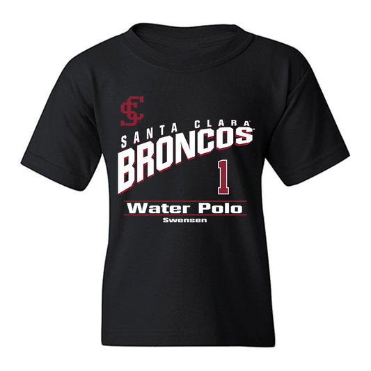 SCU - NCAA Men's Water Polo : Tyler Swensen - Classic Fashion Shersey Youth T-Shirt-0