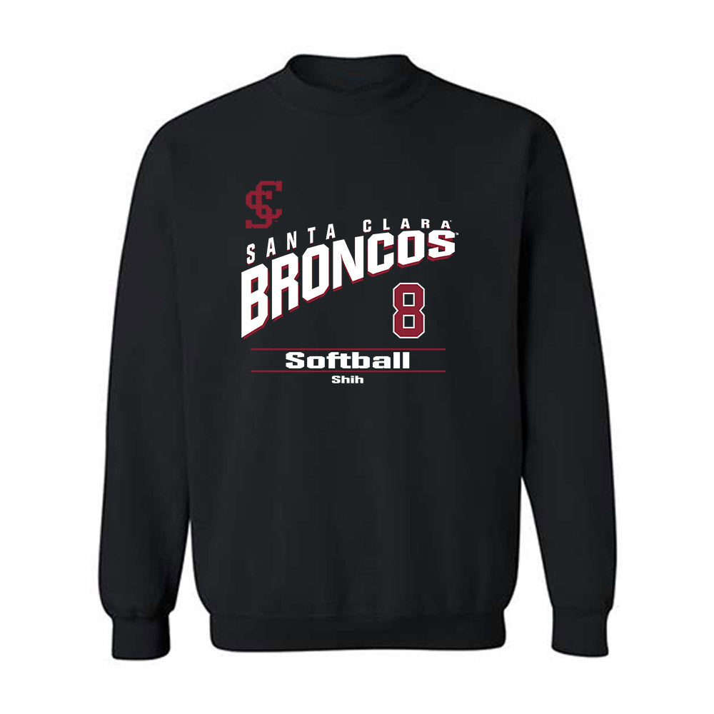 SCU - NCAA Softball : Bethany Shih - Classic Fashion Shersey Crewneck Sweatshirt-0
