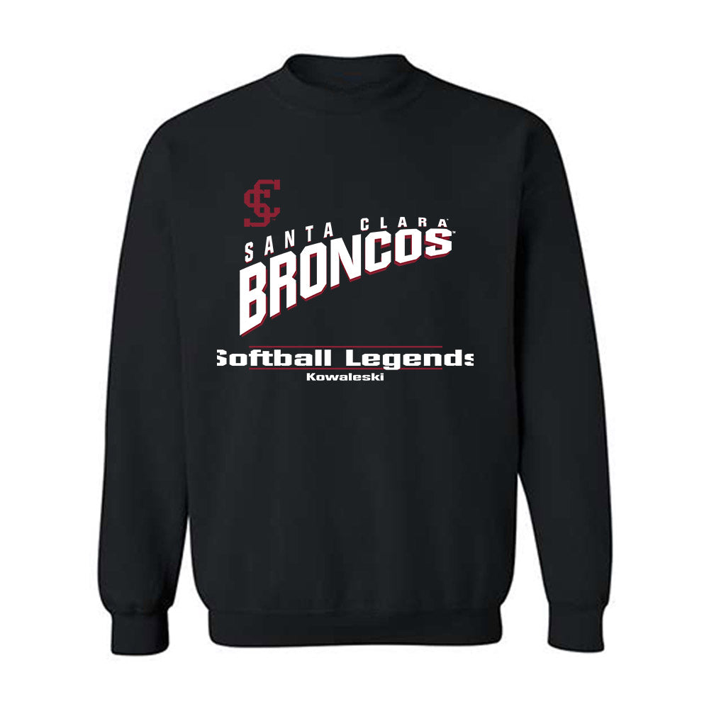 SCU - Softball Legends : Cienna Kowaleski - Classic Fashion Shersey Crewneck Sweatshirt-0