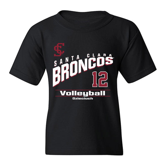 SCU - NCAA Women's Volleyball : Allison Dzieciuch - Classic Fashion Shersey Youth T-Shirt-0