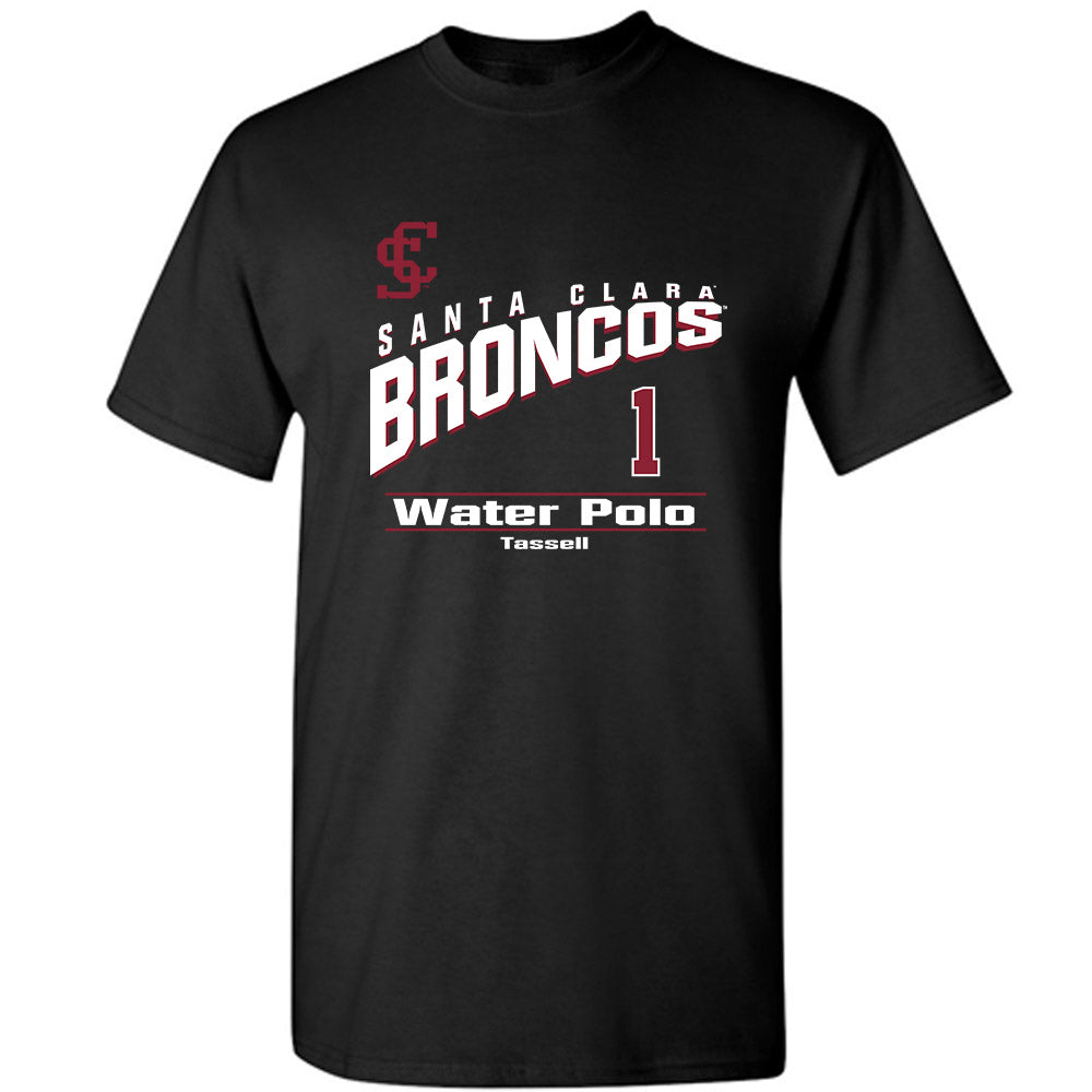 SCU - NCAA Women's Water Polo : Haley Tassell - Classic Fashion Shersey T-Shirt-0