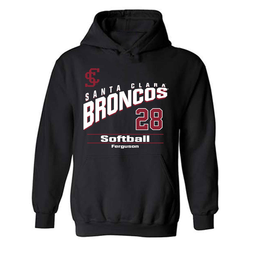 SCU - NCAA Softball : Cari Ferguson - Classic Fashion Shersey Hooded Sweatshirt-0