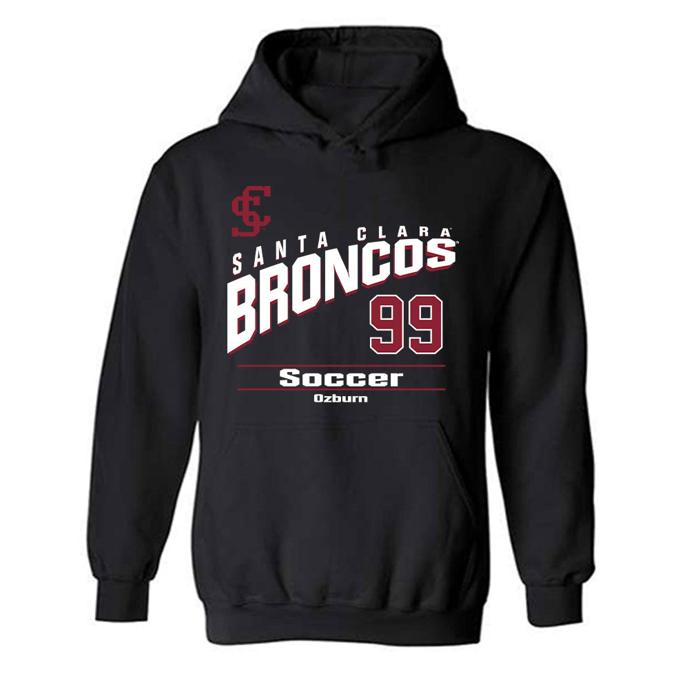 SCU - NCAA Men's Soccer : Jackson Ozburn - Classic Fashion Shersey Hooded Sweatshirt-0