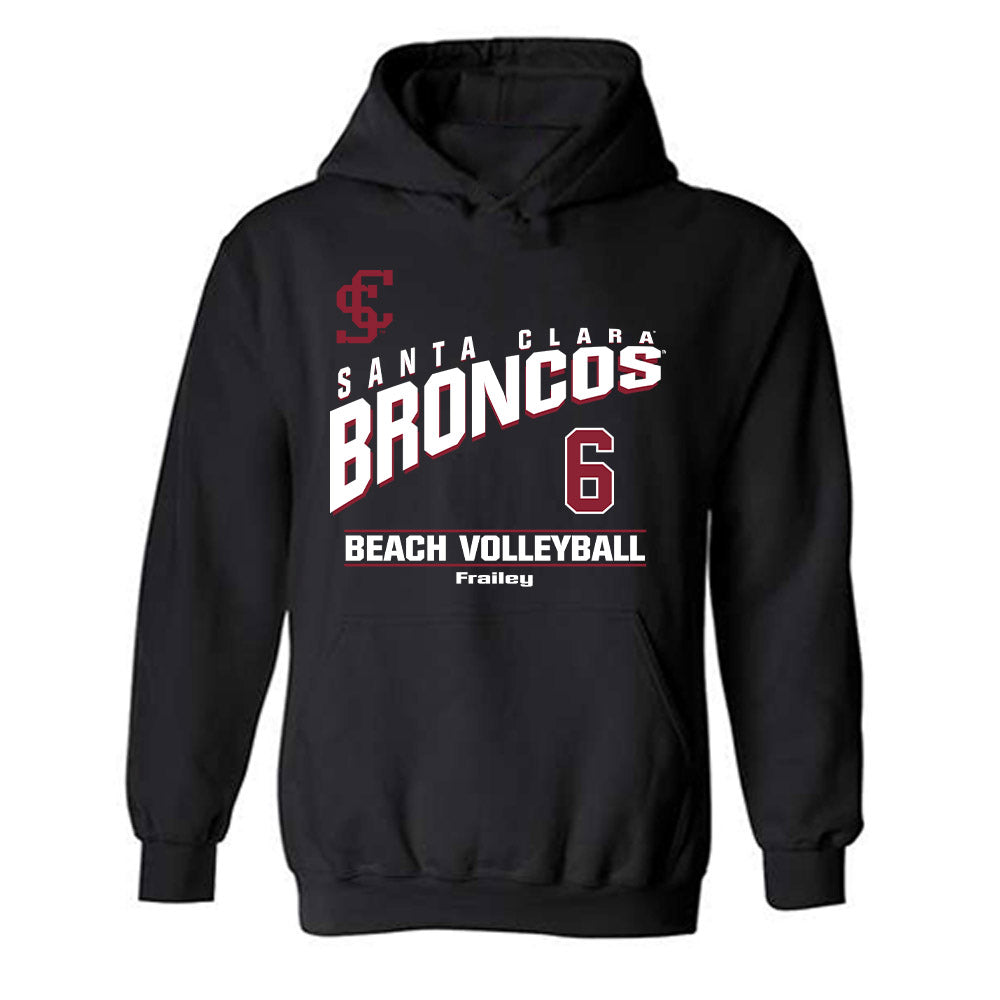 SCU - NCAA Beach Volleyball : Ally Frailey - Classic Fashion Shersey Hooded Sweatshirt-0