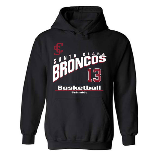 SCU - NCAA Women's Basketball : Ava Schmidt - Classic Fashion Shersey Hooded Sweatshirt-0