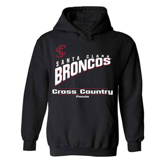 SCU - NCAA Men's Cross Country : James Ponzio - Classic Fashion Shersey Hooded Sweatshirt