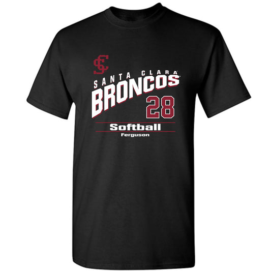 SCU - NCAA Softball : Cari Ferguson - Classic Fashion Shersey T-Shirt-0