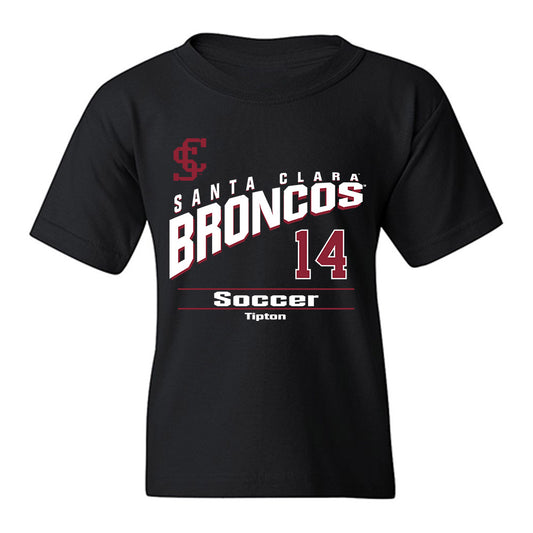 SCU - NCAA Men's Soccer : Tyler Tipton - Classic Fashion Shersey Youth T-Shirt-0
