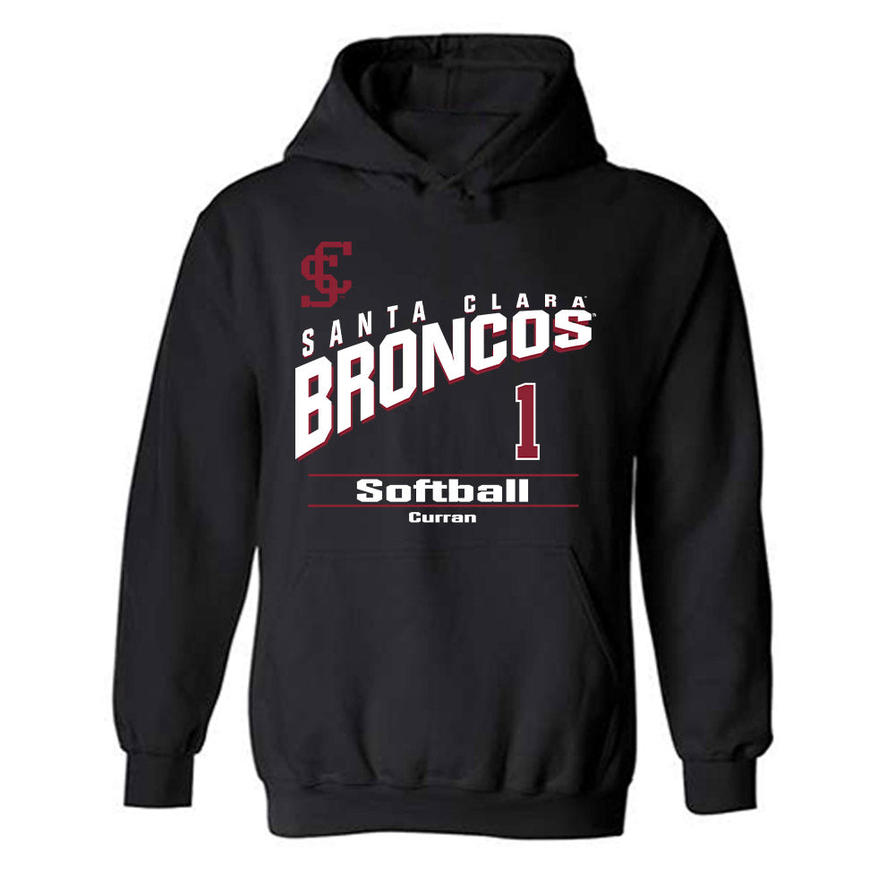 SCU - NCAA Softball : Cairah Curran - Classic Fashion Shersey Hooded Sweatshirt-0