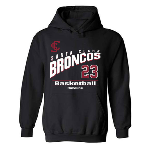 SCU - NCAA Women's Basketball : Ashley Hawkins - Classic Fashion Shersey Hooded Sweatshirt-0
