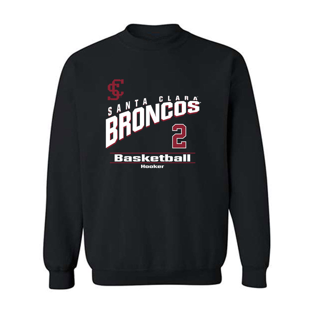 SCU - NCAA Women's Basketball : Aniya Hooker - Classic Fashion Shersey Crewneck Sweatshirt-0