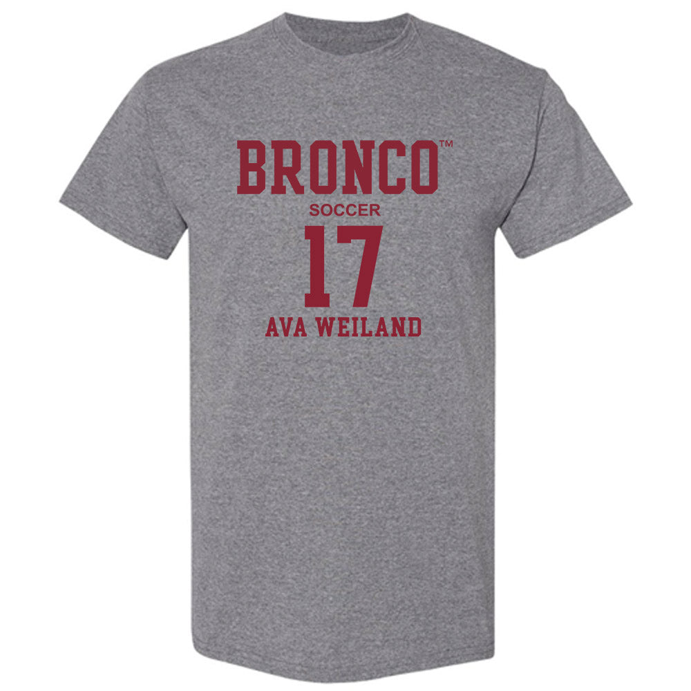 SCU - NCAA Women's Soccer : Ava Weiland - T-Shirt