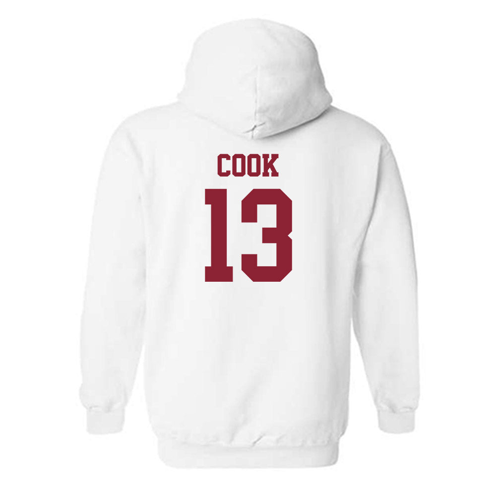 SCU - NCAA Baseball : Jackson Cook - Sports Shersey Hooded Sweatshirt-1
