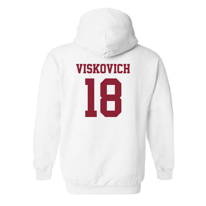 SCU - NCAA Baseball : Bryant Viskovich - Sports Shersey Hooded Sweatshirt-1