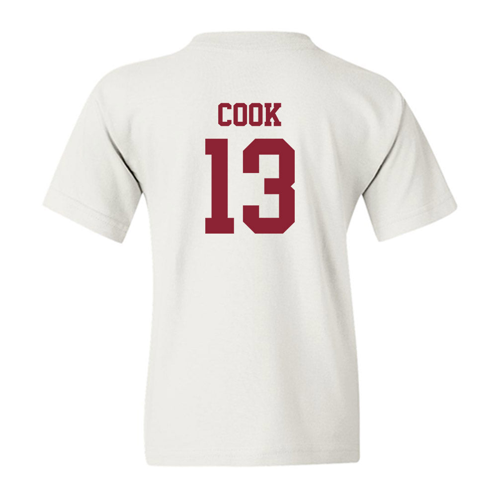 SCU - NCAA Baseball : Jackson Cook - Sports Shersey Youth T-Shirt-1