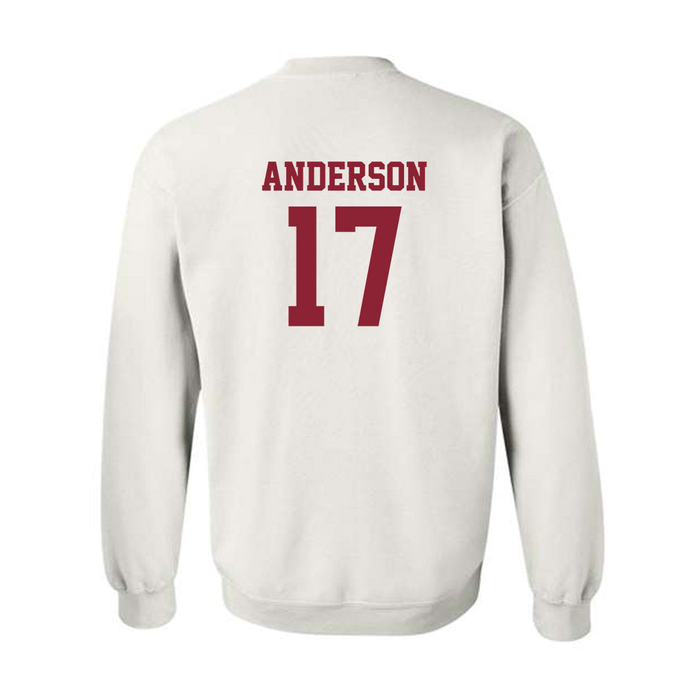 SCU - NCAA Baseball : Will Anderson - Sports Shersey Crewneck Sweatshirt-1