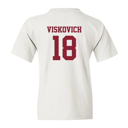 SCU - NCAA Baseball : Bryant Viskovich - Sports Shersey Youth T-Shirt-1
