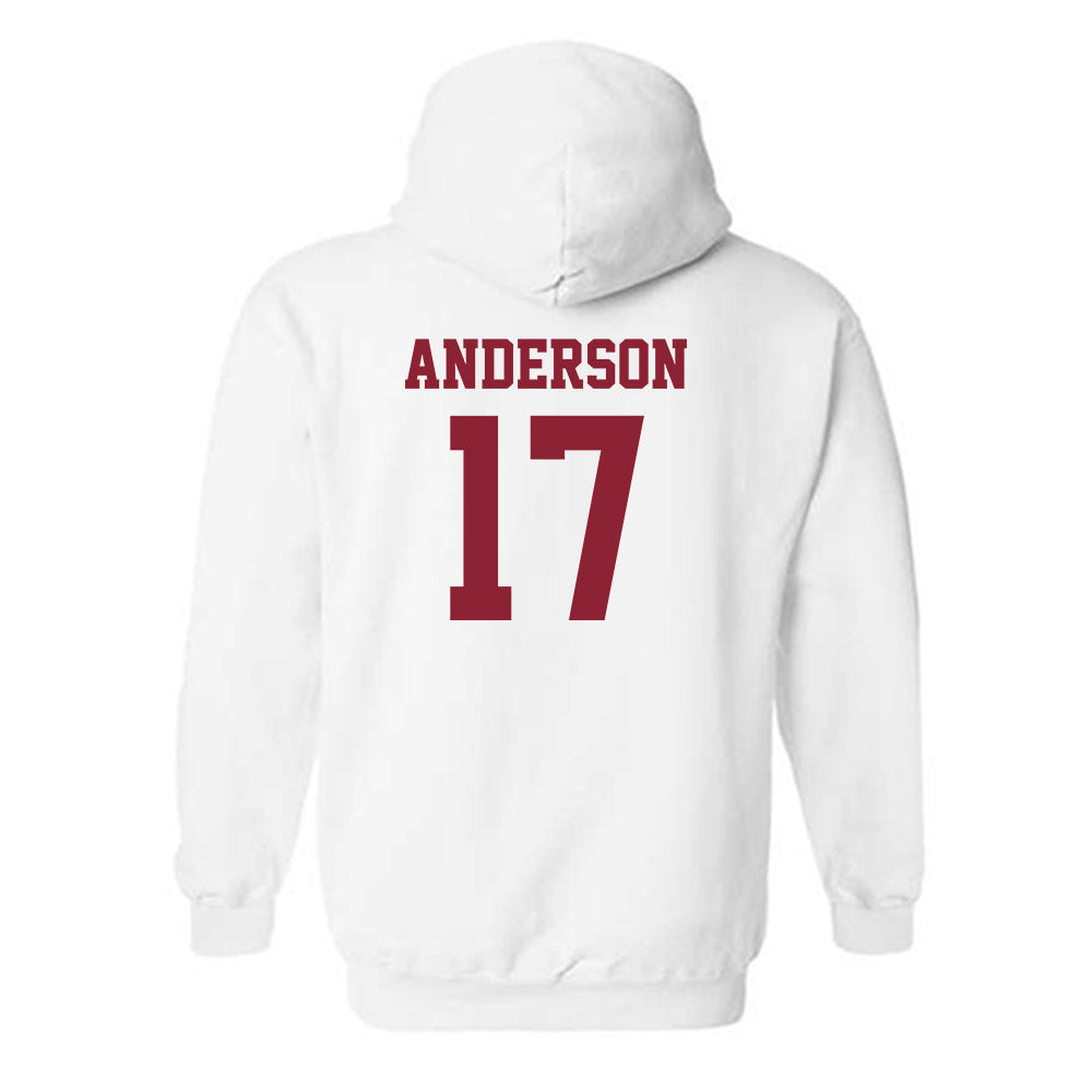 SCU - NCAA Baseball : Will Anderson - Sports Shersey Hooded Sweatshirt-1