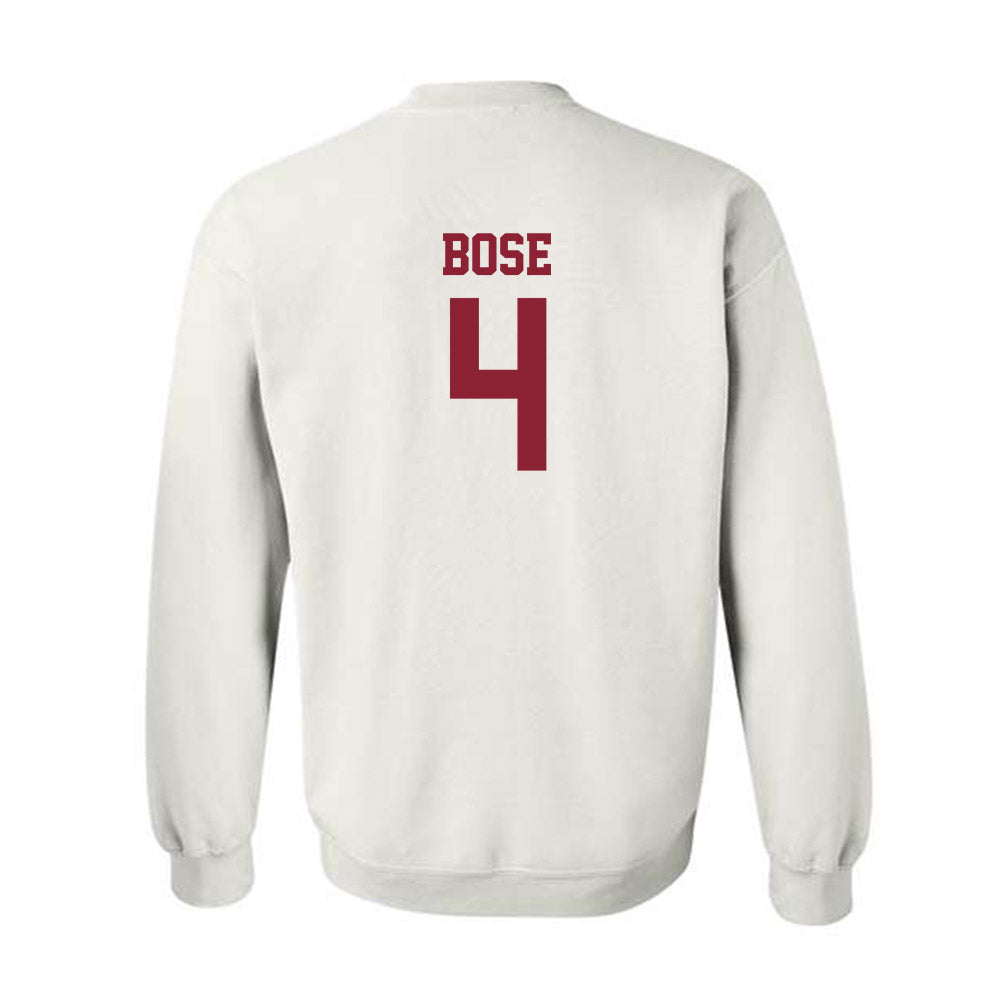 SCU - NCAA Baseball : James Bose - Sports Shersey Crewneck Sweatshirt-1