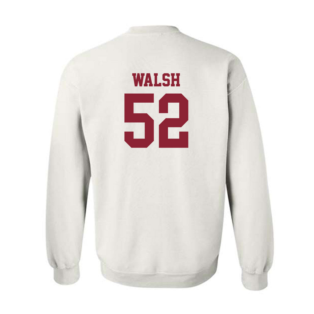 SCU - NCAA Baseball : Waylon Walsh - Sports Shersey Crewneck Sweatshirt-1