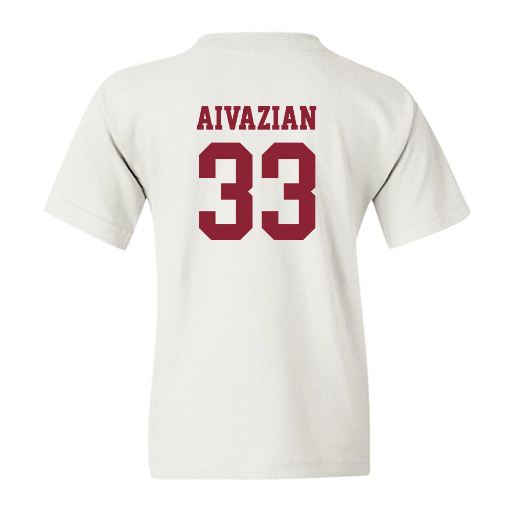 SCU - NCAA Baseball : Robert Aivazian - Sports Shersey Youth T-Shirt-1