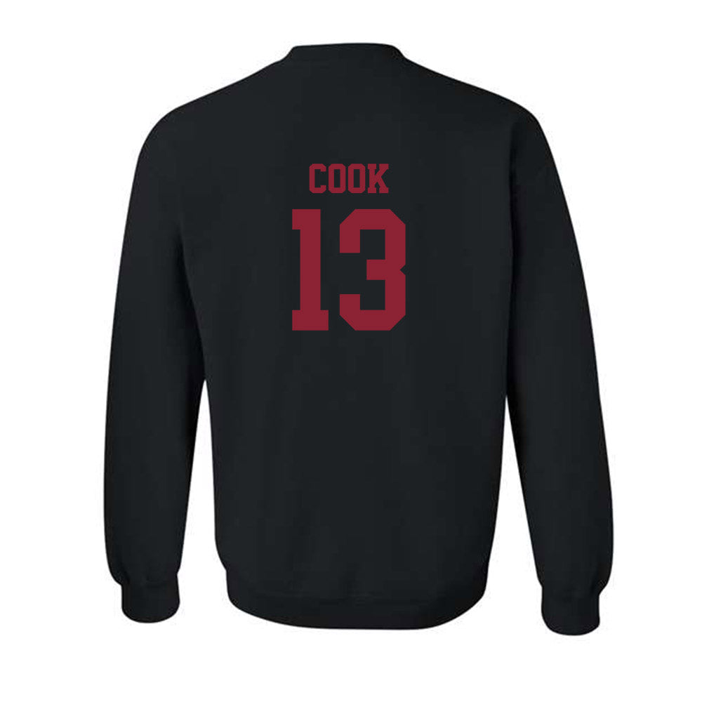 SCU - NCAA Baseball : Jackson Cook - Classic Shersey Crewneck Sweatshirt-1