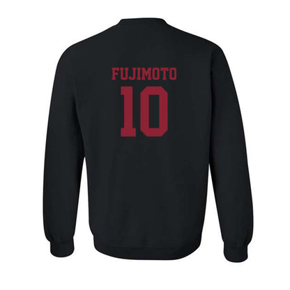 SCU - NCAA Baseball : Hunter Fujimoto - Classic Shersey Crewneck Sweatshirt-1
