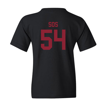 SCU - NCAA Baseball : Camden Sos - Classic Shersey Youth T-Shirt-1