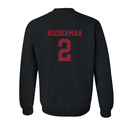SCU - NCAA Beach Volleyball : Noelle Niederman - Classic Shersey Crewneck Sweatshirt-1