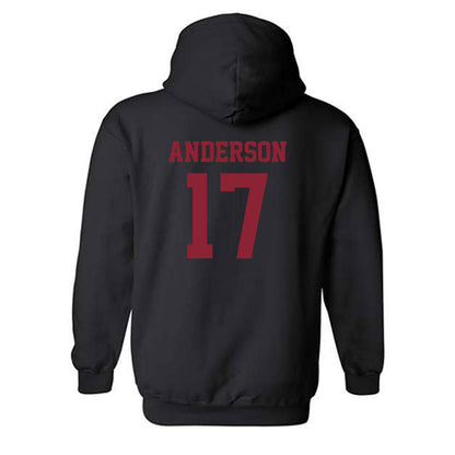 SCU - NCAA Baseball : Will Anderson - Classic Shersey Hooded Sweatshirt-1