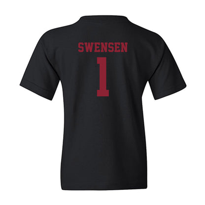 SCU - NCAA Men's Water Polo : Tyler Swensen - Classic Shersey Youth T-Shirt-1