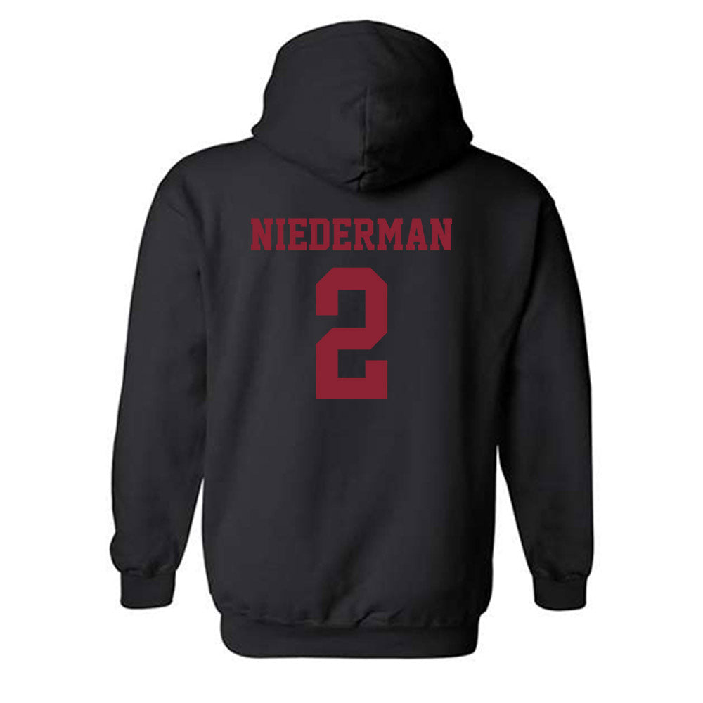 SCU - NCAA Beach Volleyball : Noelle Niederman - Classic Shersey Hooded Sweatshirt-1