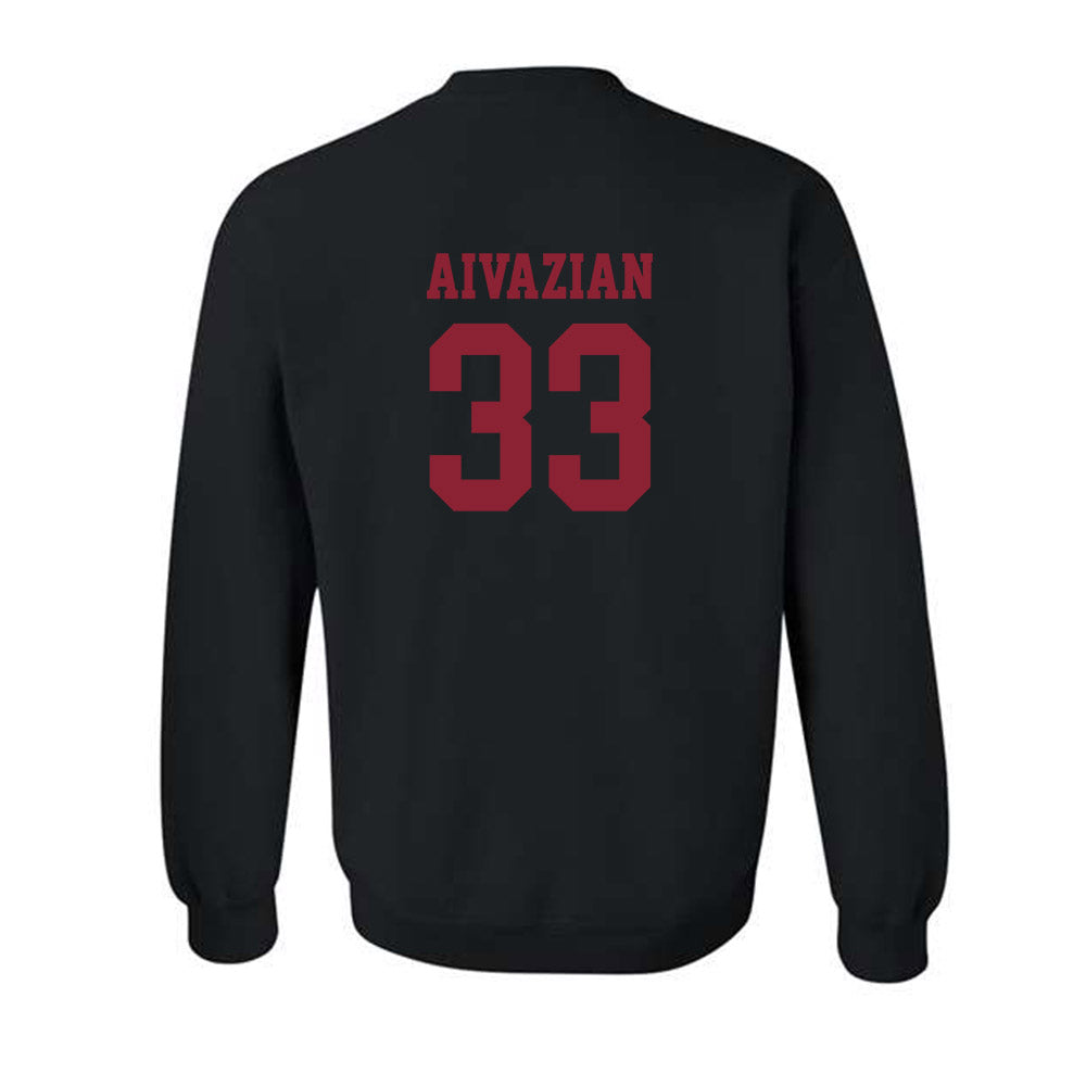 SCU - NCAA Baseball : Robert Aivazian - Classic Shersey Crewneck Sweatshirt-1