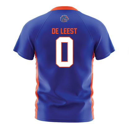 Boise State - NCAA Women's Soccer : Ava de Leest - Blue Soccer Jersey-1