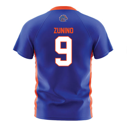 Boise State - NCAA Women's Soccer : Siena Zunino - Blue Soccer Jersey-1