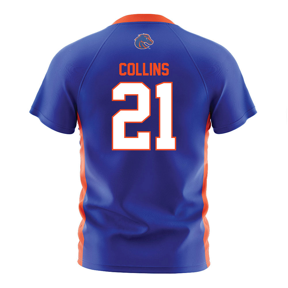 Boise State - NCAA Women's Soccer : Olivia Collins - Blue Soccer Jersey