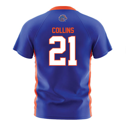 Boise State - NCAA Women's Soccer : Olivia Collins - Blue Soccer Jersey