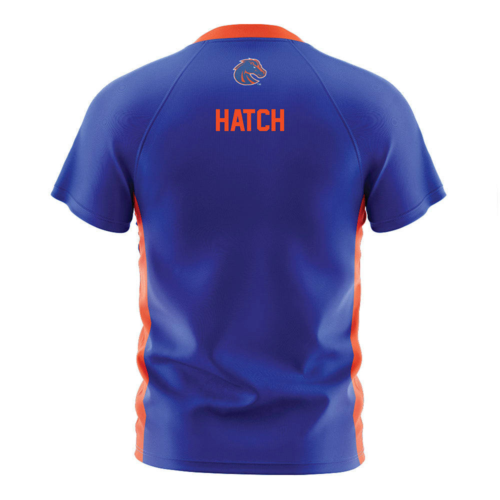 Boise State - NCAA Women's Soccer : Grace Hatch - Blue Soccer Jersey-1