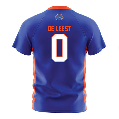 Boise State - NCAA Women's Soccer : Ava De Leest - Blue Soccer Jersey-1