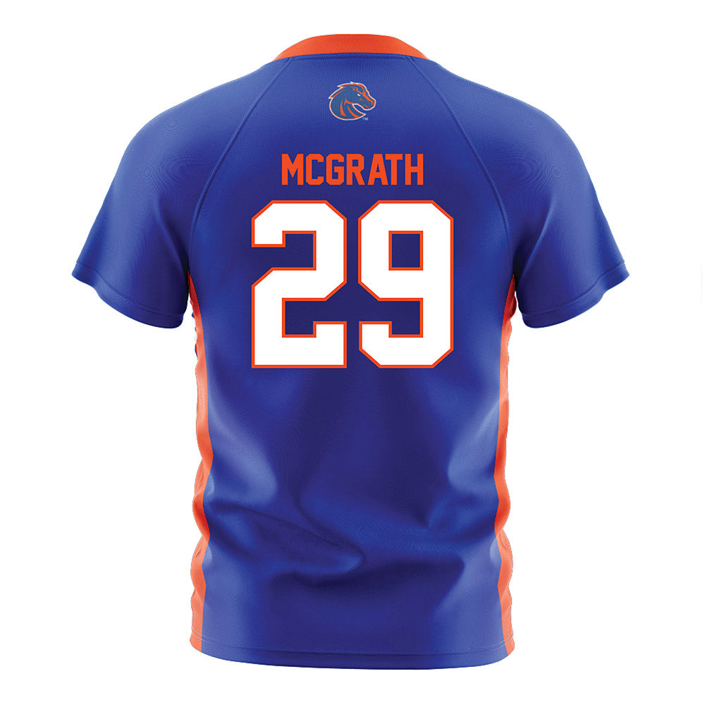 Boise State - NCAA Women's Soccer : Anna McGrath - Blue Soccer Jersey-1