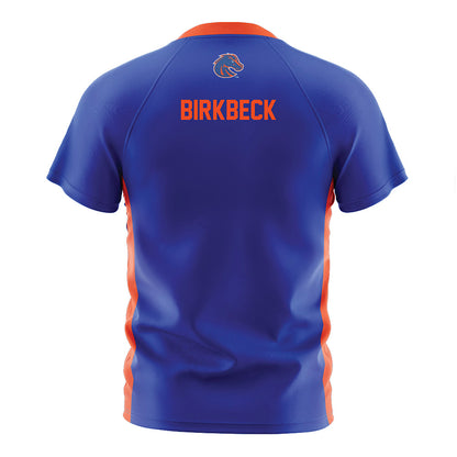 Boise State - NCAA Women's Soccer : Joey Birkbeck - Blue Soccer Jersey-1