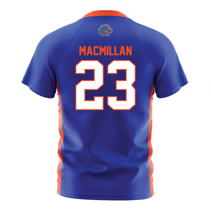 Boise State - NCAA Women's Soccer : Mackenzie MacMillan - Blue Soccer Jersey