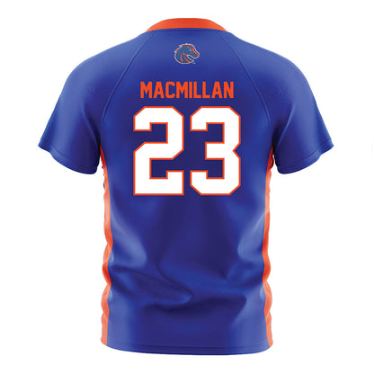 Boise State - NCAA Women's Soccer : Kenzie MacMillan - Blue Soccer Jersey-1