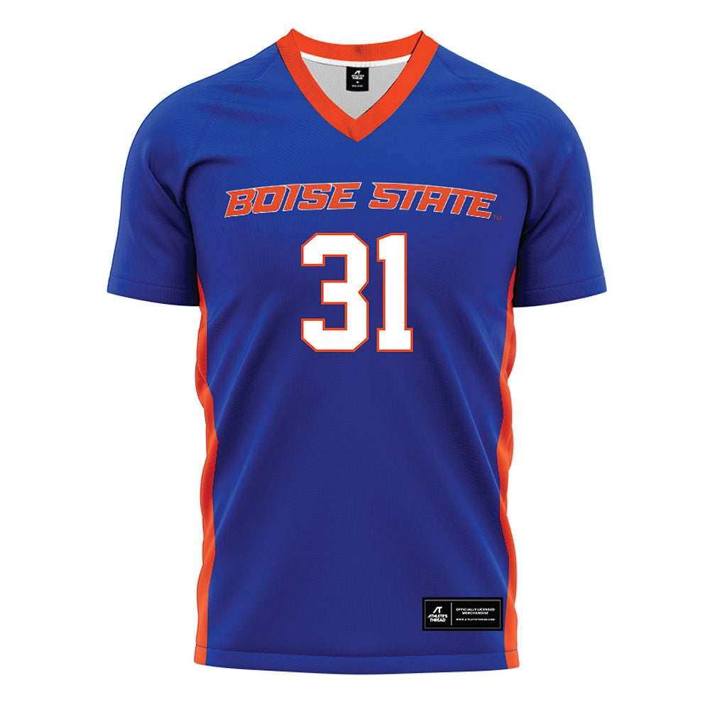 Boise State - NCAA Women's Soccer : Marin Stamper - Blue Soccer Jersey