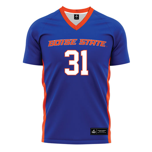 Boise State - NCAA Women's Soccer : Marin Stamper - Blue Soccer Jersey