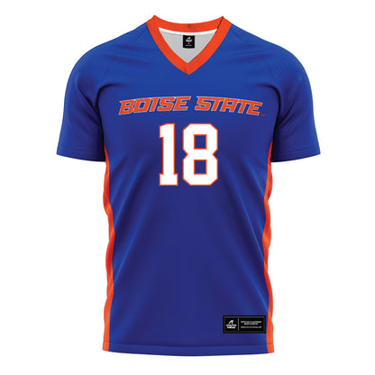 Boise State - NCAA Women's Soccer : Teryn Newkirk - Blue Soccer Jersey