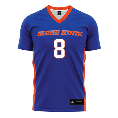 Boise State - NCAA Women's Soccer : Kenadee Godderidge - Blue Soccer Jersey-0